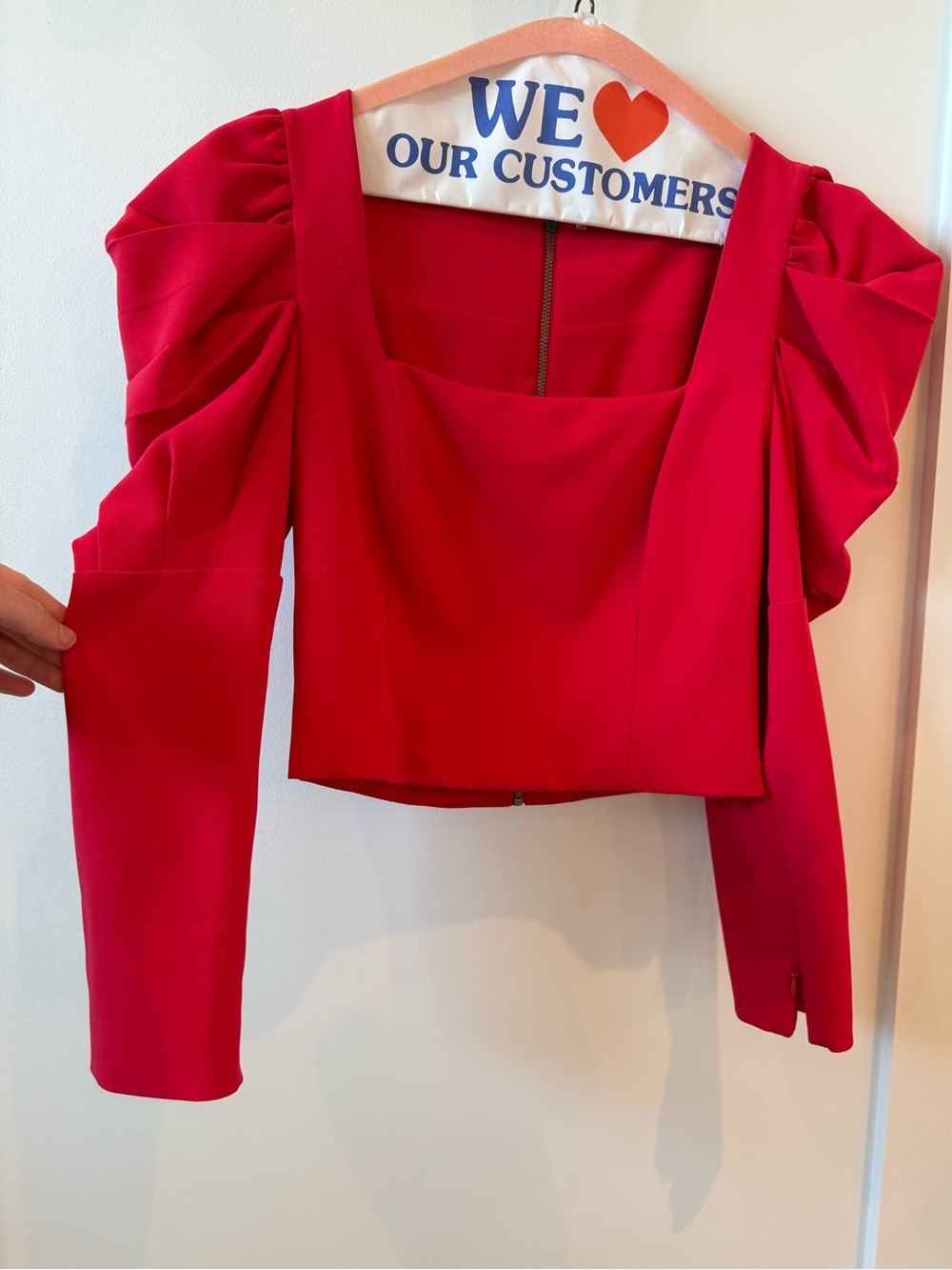 Alice & Olivia puff sleeve blouse